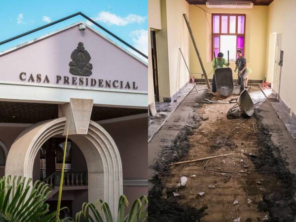 El gobierno de Nasry Asfura informó que está remodelando la Casa Presidencial. ¿Cuánto gastarán y qué trabajos se hacen? Esto es lo que se sabe sobre los trabajos en la sede del Poder Ejecutivo.