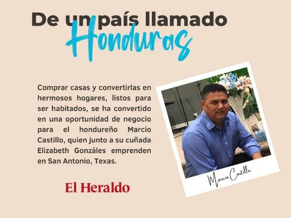 Marcio Castillo, el hondureño que incursiona en el mercado de bienes raíces en Texas
