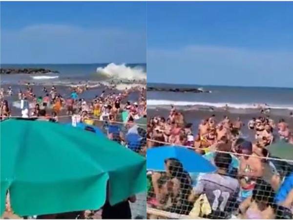 Autoridades de la provincia de Buenos Aires confirmaron que una persona perdió la vida y otras 35 resultaron heridas tras el impacto de una ola