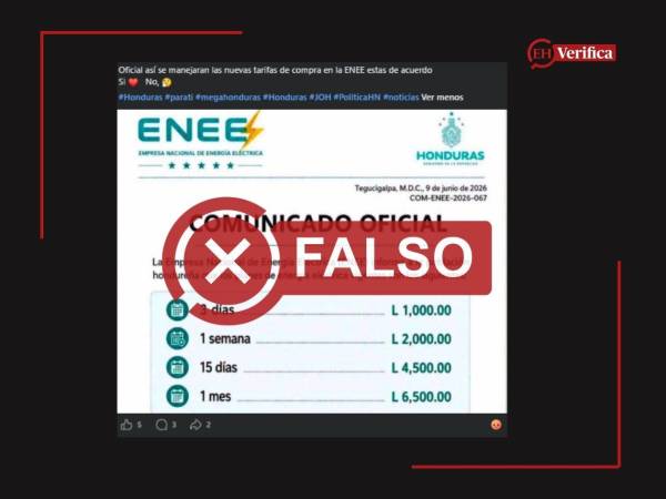 Captura de pantalla a una publicación de Facebook hecha el 3 de marzo de 2026, adaptada a esta cartela.