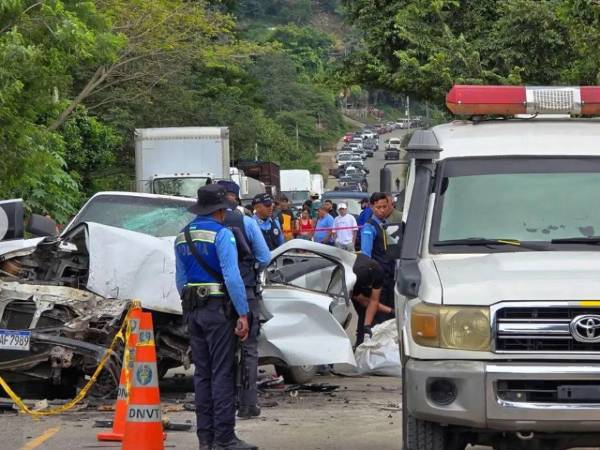 Según las autoridades de la DNVT, los accidentes de transito son la segunda causa de muerte en Honduras.