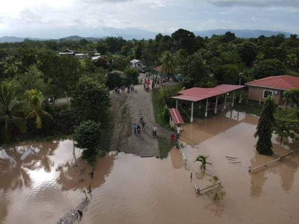El Valle de Sula es una de las zonas más golpeadas por las inundaciones. Con Eta y Iota, el 75% de la zona resultó afectada.