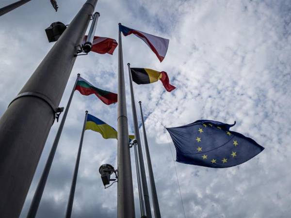 Imagen de archivo de una bandera de la Unión Europea.