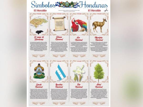 La edición coleccionable de EL HERALDO reúne información sobre estos símbolos para acercar a los lectores a su origen, sus características y el significado que tienen para Honduras.