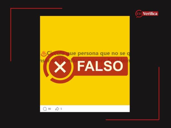 Captura de pantalla a una publicación de Facebook, hecha el 11 de agosto de 2026, adaptada a esta cartela.