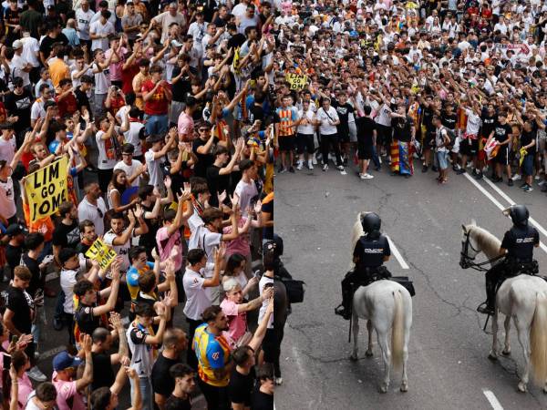 Un mal momento el que vive el Valencia en LaLiga de España y sus aficionados ya lo empezaron a demostrar sacando su enojo contra los jugadores del club tras recibir paliza por el Barcelona