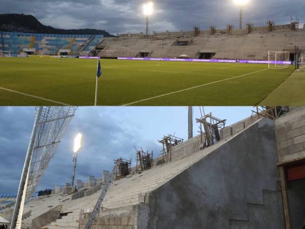 El estadio Nacional Chelato Uclés está en la recta final de su renovación y así avanzan los trabajos que realiza Condepor para que el coloso capitalino luzca sus mejores galas.