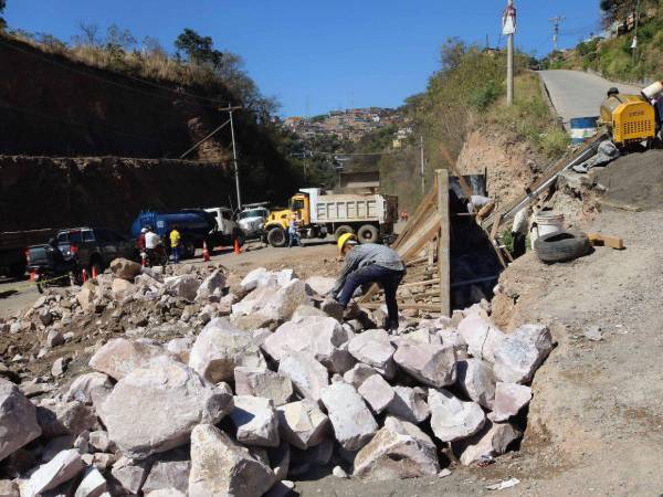Avanza un 85% la ampliación de la carretera salida a Olancho de la capital