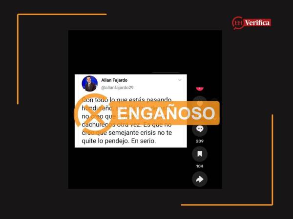 Captura de pantalla a una publicación de TikTok, hecha el 1 de septiembre de 2026, adaptada a esta cartela.
