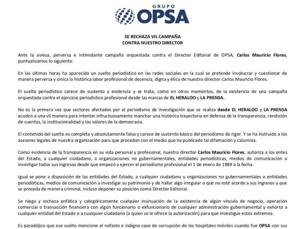 Imagen de referencia. Para leer el documento completo, desplácese hacia el final de la nota.