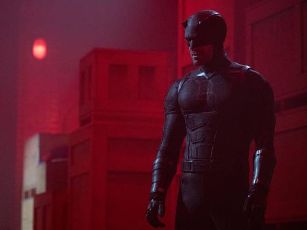 Charlie Cox como Daredevil durante una escena de la serie Daredevil: Born Again, que estrena una segunda temporada el próximo 25 de marzo en Disney+.