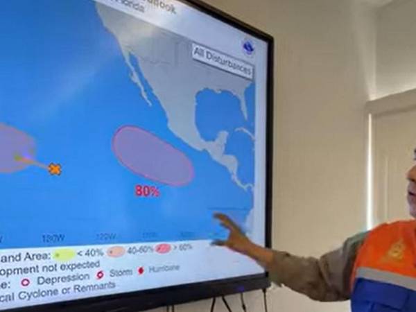 El meteorólogo señaló que Lala podría experimentar un ligero cambio en su trayectoria, pero, de momento, no representa una amenaza para el territorio hondureño.