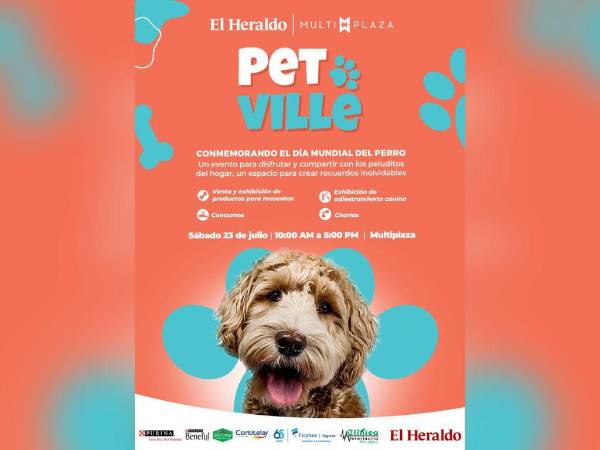 La jornada de actividades en la que estarán emprendedores que ofrecerán productos para mascotas y habrá una pasarela de adopción canina, tendrá lugar este sábado de 10:00 AM a 5:00 PM en Multiplaza.