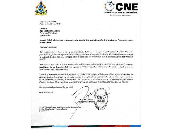 Rechazo general a propuesta de Marlon Ochoa para que FF AA trasladen material electoral