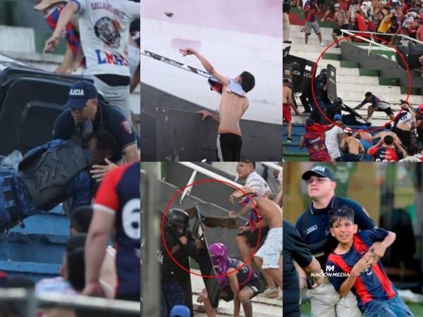 Imágenes terrible dejó un enfrentamiento entre barras en Paraguay, previo al arranque del clásico entre Olimpia y Cerro Porteño.