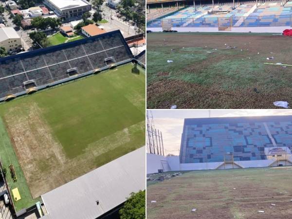 En las últimas horas surgieron imágenes de cómo quedó el Estadio Morazán de San Pedro Sula tras un concierto. En redes sociales hay indignación porque no se brindó el cuidado necesario al engramillado.