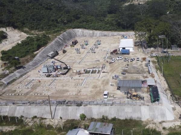 Vista aérea de los predios donde se ubica la subestación La Victoria, que ya está finalizada.