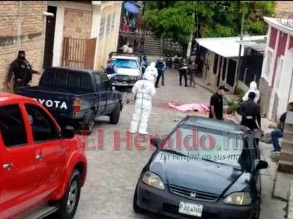 De acuerdo a los familiares del ahora occiso, él laboraba como guardia de seguridad en el máximo centro asistencial del país. Foto: Estalin Irías/ EL HERALDO.