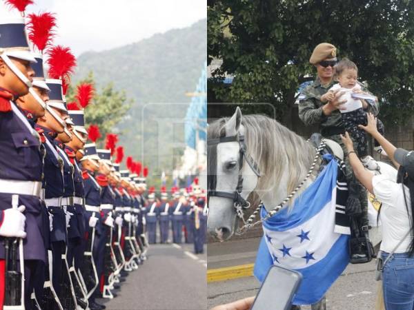 Entre disciplina y acercamiento con el público, estos son los momentos de las presentaciones de militares, policías y bomberos que más acapararon la atención en los desfiles patrios.