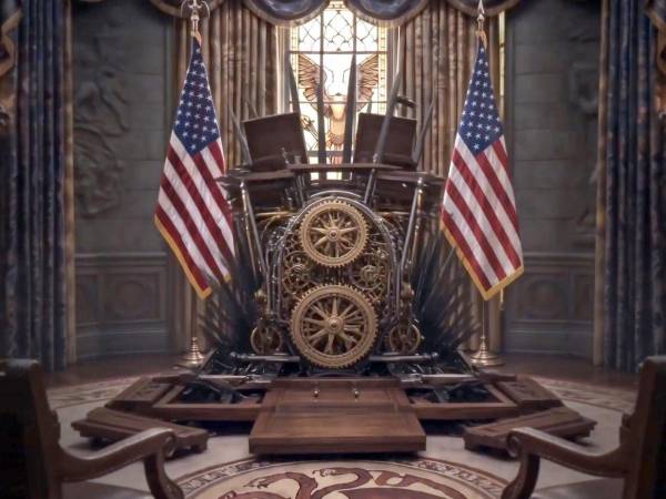 La Casa Blanca recurrió a la inteligencia artificial para convertir el Despacho Oval en el Trono de Hierro y presentar a Donald Trump como un monarca.