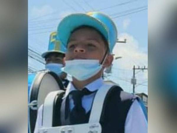 Selvin Rosales, estudiante de 13 años que murió en La Ceiba.