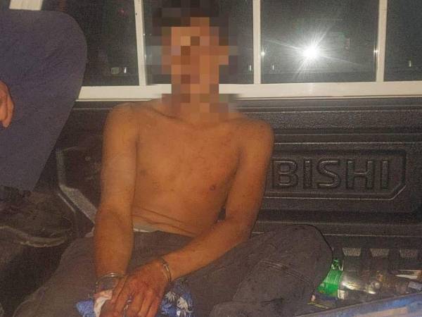 El hombre, responsable del crimen según las autoridades, fue detenido y llevado hasta los tribunales de justicia.