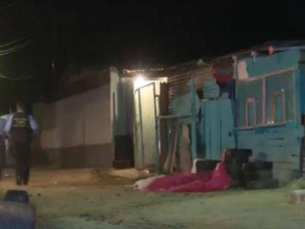 Imagen de la escena del crimen.