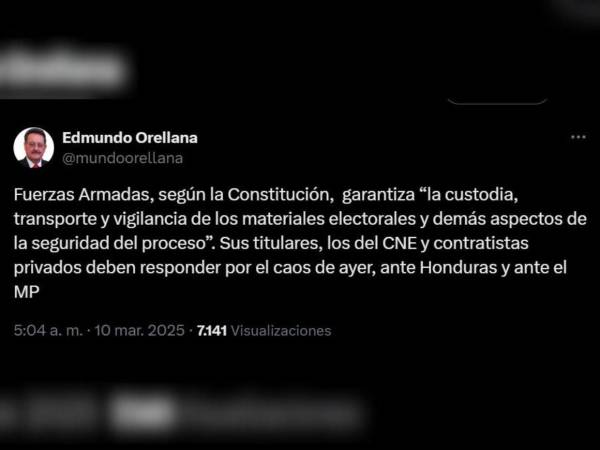 FF AA, CNE y contratistas “deben responder por el caos de ayer”, dice Edmundo Orellana