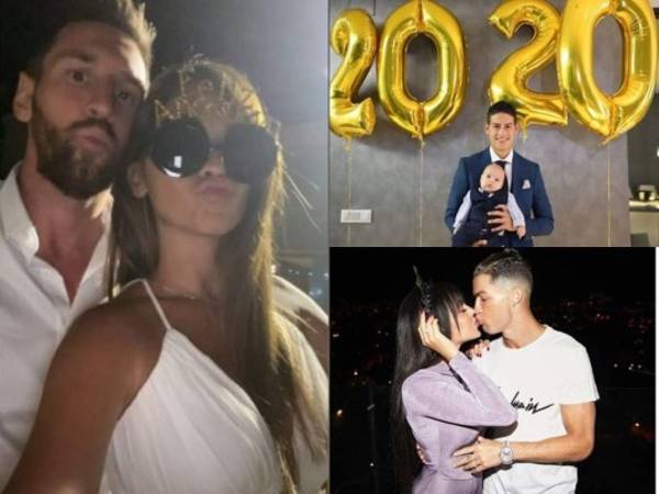 Leo Messi, James Rodríguez y Cristiano Ronaldo recibieron bien acompañados la llegada del Año Nuevo... El romanticismo y la alegría fue lo que prevaleció en la celebración de los cracks que dominan el fútbol mundial, cuando esperaban la llegada del 2020... ¡Mira cómo festejaron! (Fotos: Instagram)