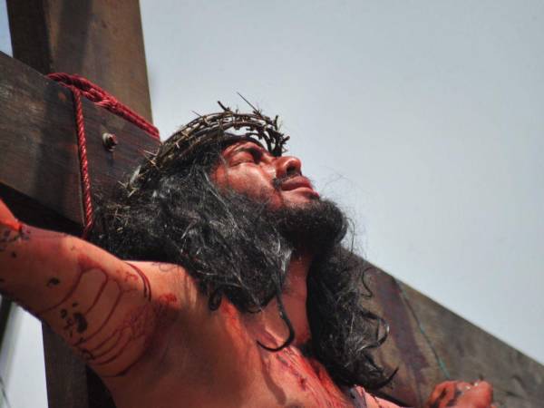 Imagen de archivo tomada por el fotógrafo de EL HERALDO, Marvin Salgado, durante las actividades religiosas en la capital de Honduras.