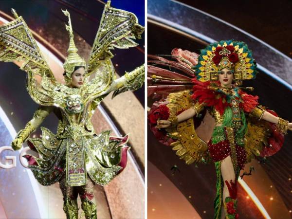 La competencia más esperada del Miss Universo tuvo lugar a las 12:00 a.m. de hoy (hora de Honduras), y aquí le mostramos algunos de los trajes más destacados de la jornada.