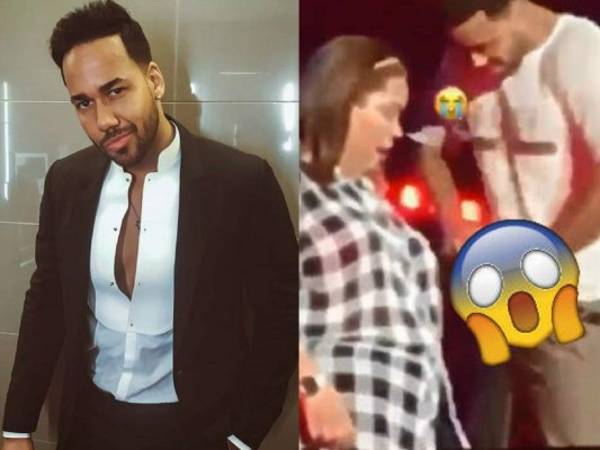 Romeo Santos subió a una de sus fans para hacerla parte de su show, sin embargo esta vez fue demasiado lejos. Imágenes cortesía Instagram