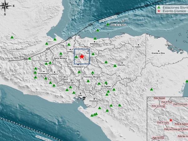 El segundo sismo se registró en Comayagua.