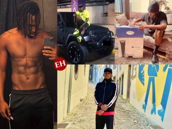 Alberth Elis, el hondureño que tuvo una gran temporada con el Boavista de Portugal, sabe cómo disfrutar sus ratos libres. Carros, moda y viajes resaltan en sus redes sociales. Fotos: Instagram.