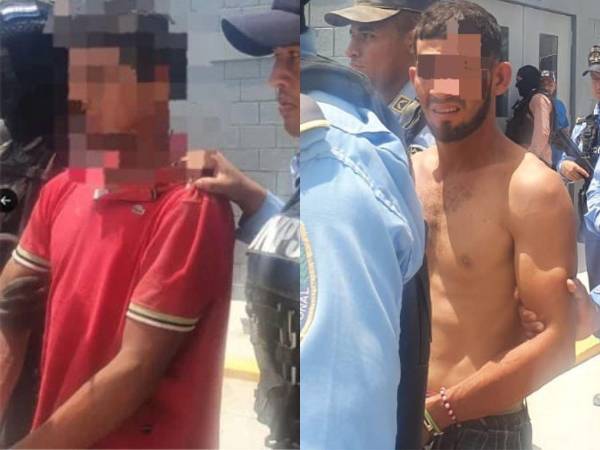 Los presuntos involucrados del múltiple homicidio fueron remitidos a las instalaciones de la Dirección Policial de Investigaciones (DPI) en la ciudad de El Progreso, en Yoro.