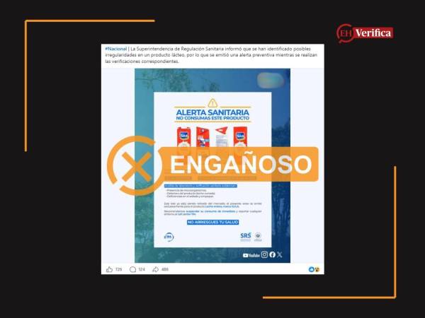 Captura de pantalla a una publicación de Facebook hecha el 29 de abril de 2026, adaptada a esta cartela.