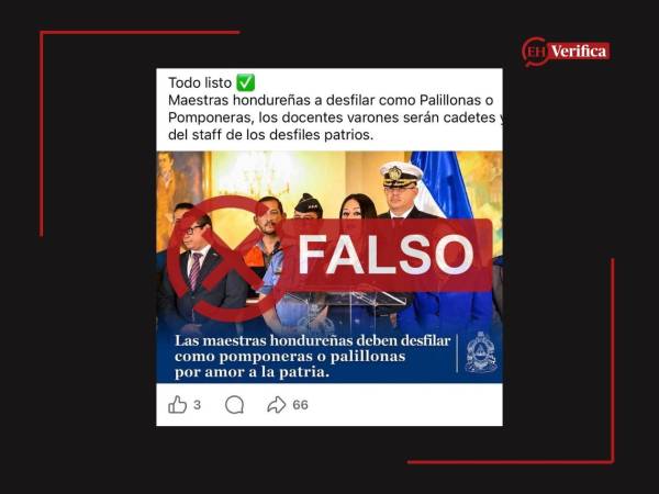 Captura de pantalla a una publicación de Facebook hecha el 17 de julio de 2026.