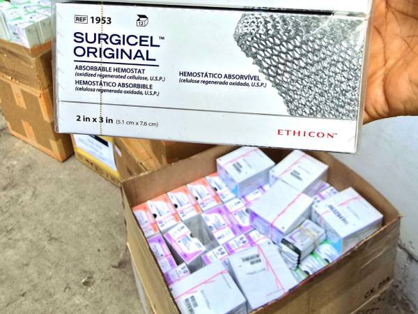 Al Hospital Escuela ingresó un lote de hilo quirúrgico que permitirá realizar operaciones en los diferentes quirófanos.