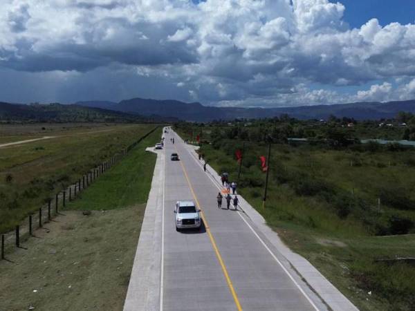 Así luce el tramo recién inaugurado en la zona norte del Distrito Central.