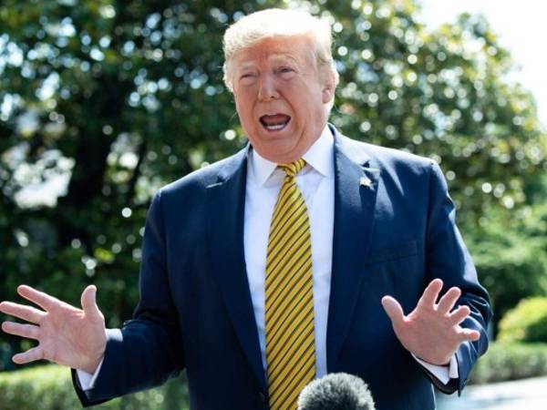 Donald Trump, presidente de Estados Unidos. Foto AFP