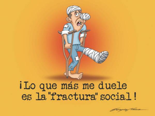 ¡Lo que más me duele es la fractura social!