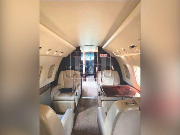 Thebe Ingeniería y Consultoría, empresa mexicana, adquirió el jet por L137.7 millones en una subasta internacional.