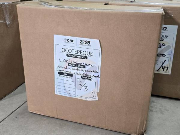 Las primeras cargas corresponden a los departamentos de Ocotepeque, Atlántida y Colón.