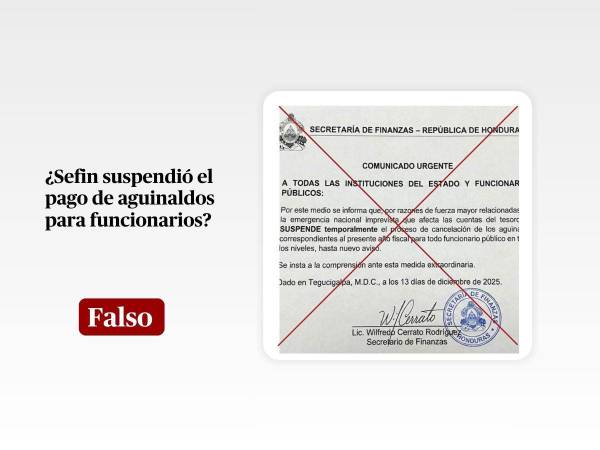 Captura de pantalla a una imagen compartida por WhatsApp el 15 de diciembre de 2025, adaptada a esta cartela.