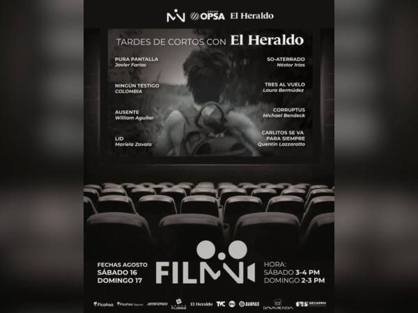 Tarde de Cortos de EL HERALDO este sábado y domingo en el Museo para la Identidad Nacional.