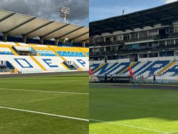 Al estadio Nacional José de la Paz Herrera se le ha metido mano y ahora ha cambiado de color, mismos que representan a Honduras.