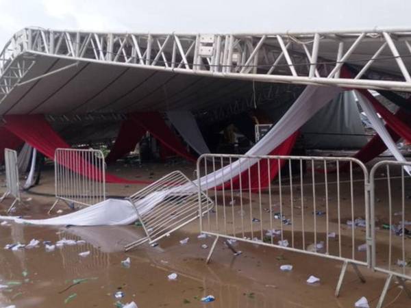 Un muerto y al menos 40 heridos tras el colapso de una estructura metálica en Sao Paulo.