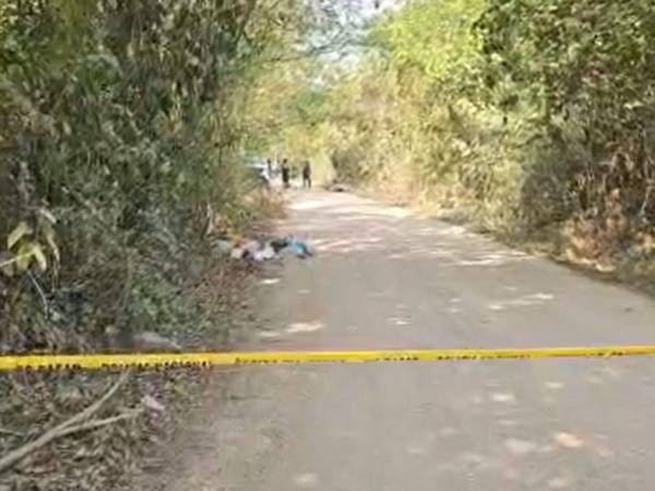 El hombre fue interceptado y asesinado con un arma blanca en una solitaria calle de San Manuel, Cortés.