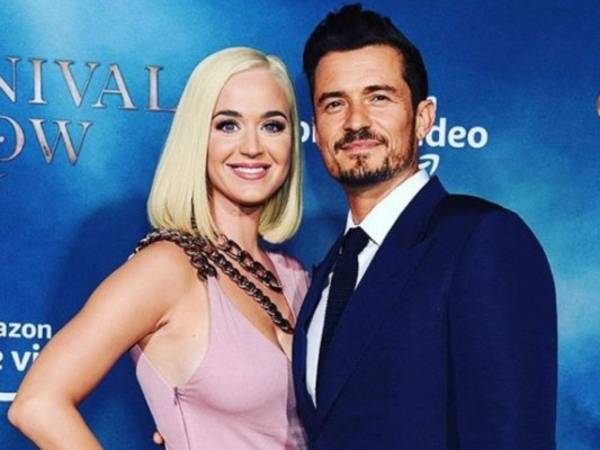 Katy Perry y Orlando bloom se comprometieron en febrero de 2019. Foto: Instagram.