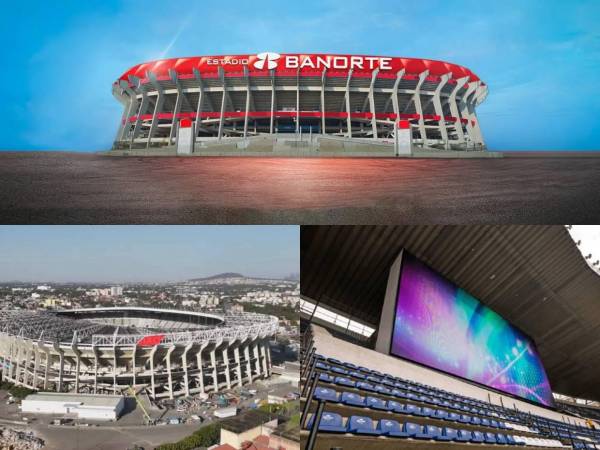 En las últimas horas se han revelado imágenes de la remodelación de lo que será el nuevo estadio Azteca (Banorte) de cara al Mundial 2026. Así luce.